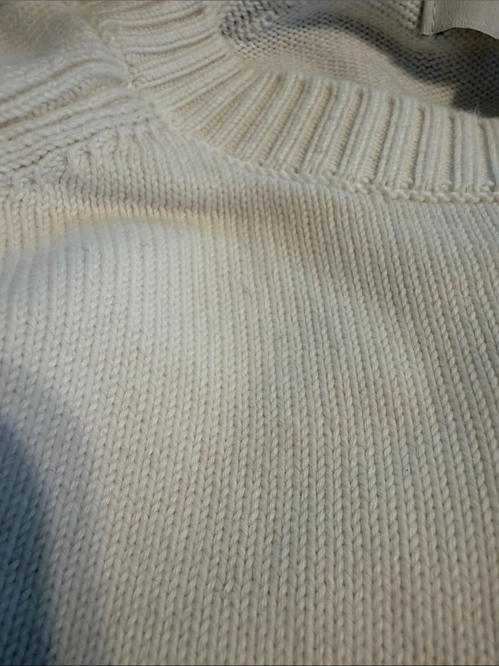 Banana Republic Cream Crew Neck Sweater